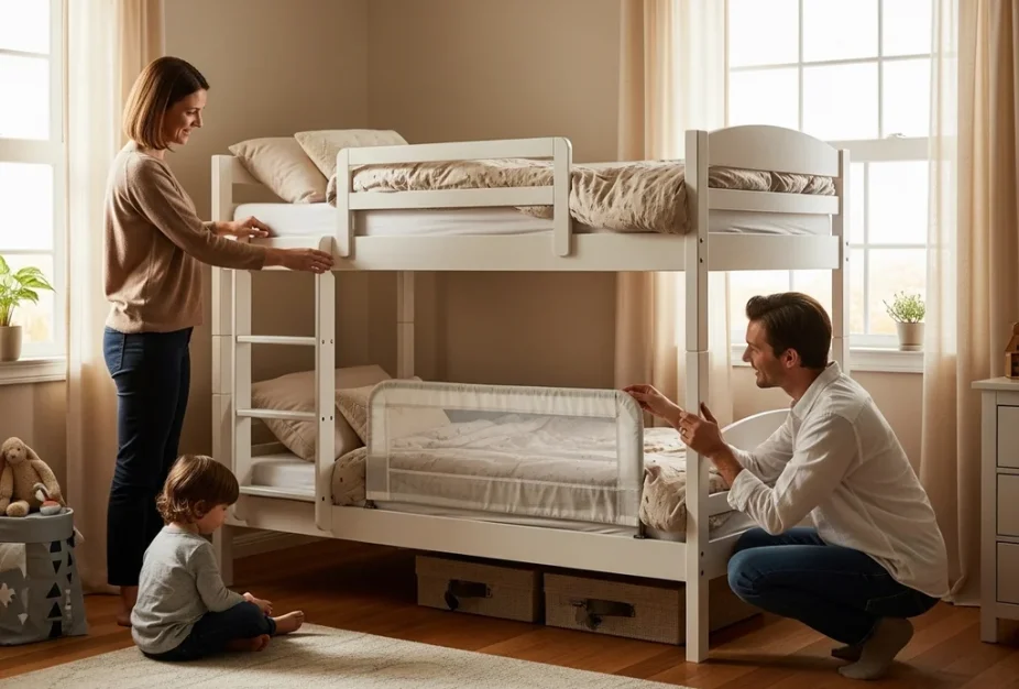 chambre enfant lit superpose securite