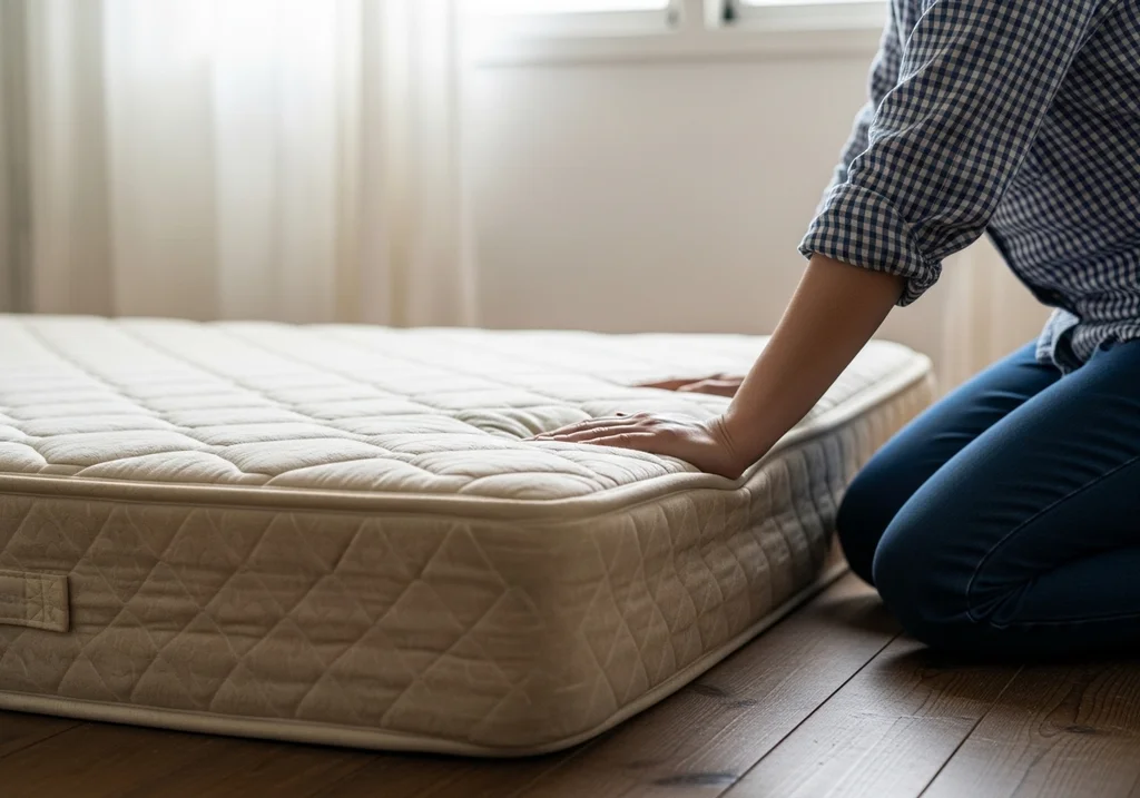 matelas chambre lumière